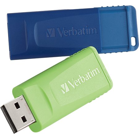 VERBATIM DRIVE, FLASH, USB, 16GB, 2PK VER98713